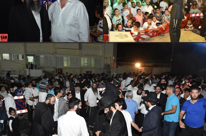 קרית משה רחובות: כ- 1500 משתתפים בשמחת בית השואבה