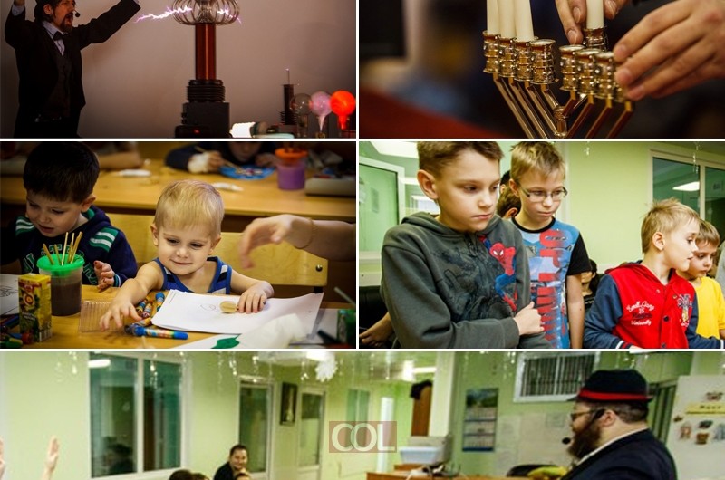 לראשונה: מסיבות חנוכה בבתי רפואה לילדים במוסקבה