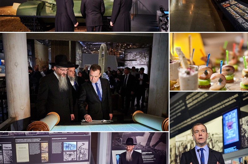 ראש ממשלת רוסיה בביקור במוזיאון היהודי במוסקבה ● גלריה