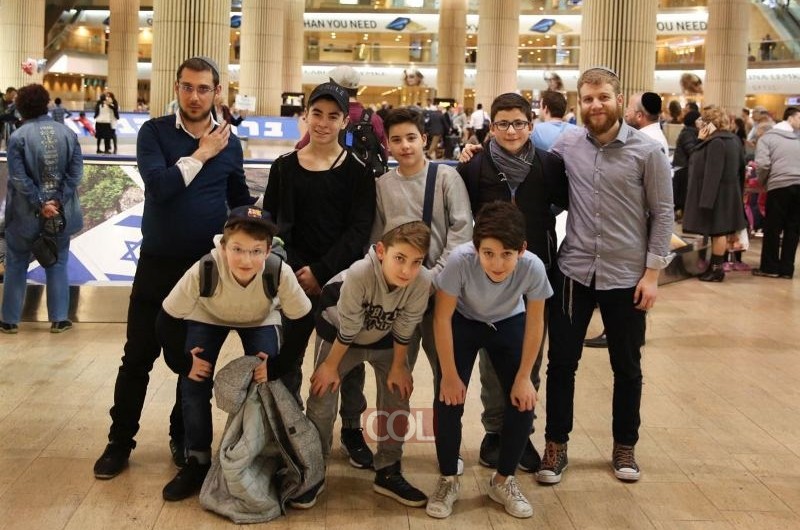 מאה ילדים יהודים מאירופה במסע בני מצווה בישראל