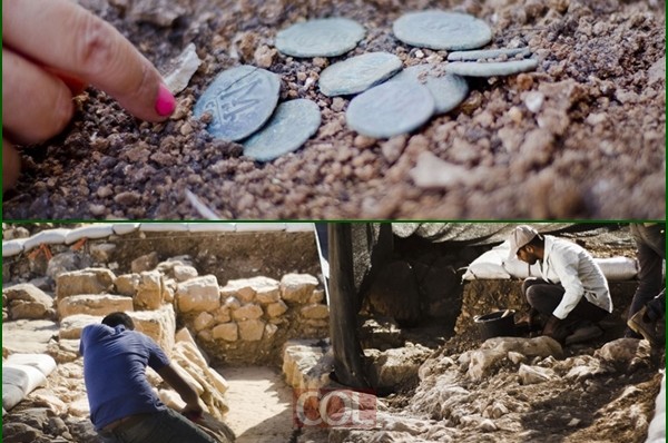 מטמון מטבעות בן כ-1400 שנה התגלה בחפירות להרחבת כביש 1