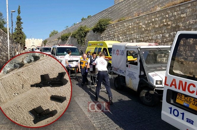 טרור בירושלים: שני שוטרים נרצחו בשער האריות