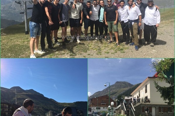 צרפת: סמינר הקיץ של בית ליובאוויטש בהרי האלפים
