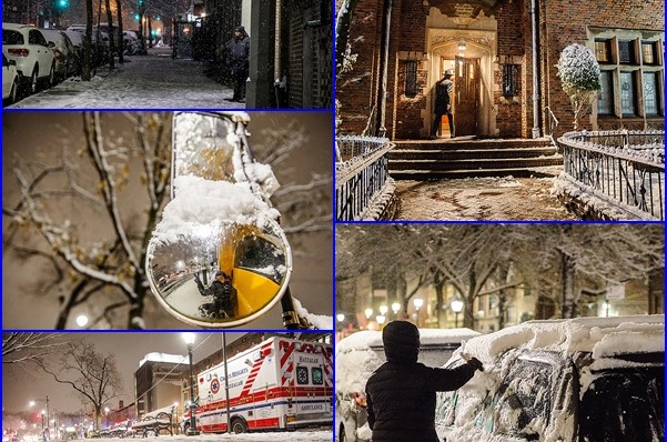 שלג ראשון בניו-יורק ● תיעוד לבן 