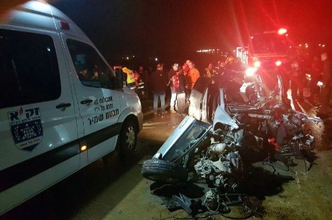 אסון כבד בשומרון: שני אחים נהרגו בתאונה קשה
