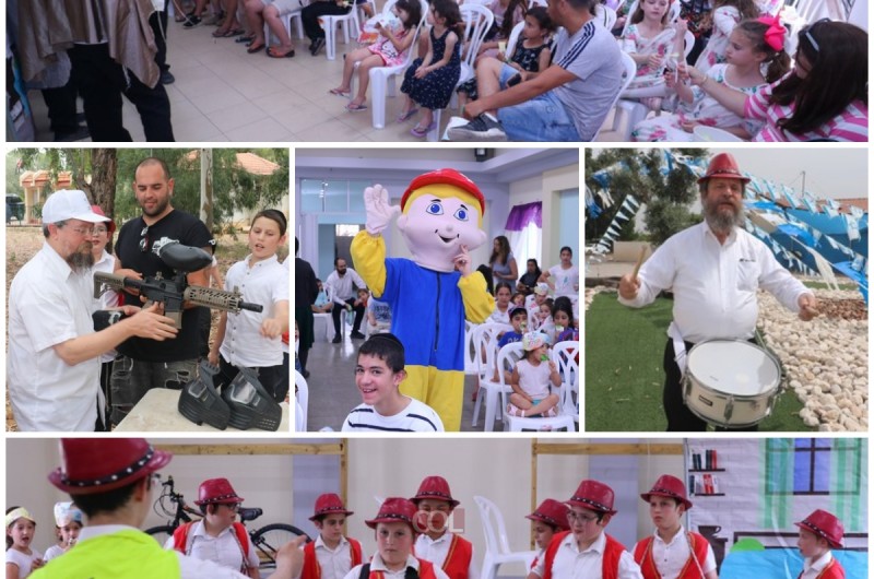 צפון חבל גזר: מאות ילדים השתתפו בתהלוכות ל צפון חבל גזר: מאות ילדים השתתפו בתהלוכות ל