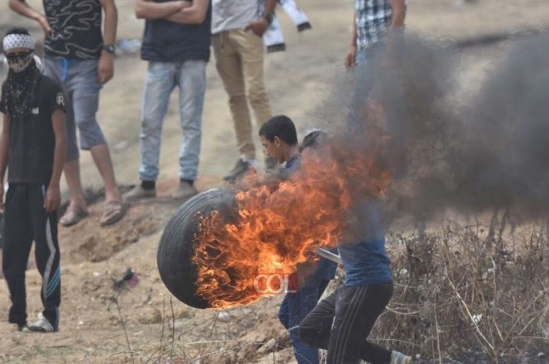 הגבול בוער: 45 מחבלים הרוגים ו-500 פצועים לאורך רצועת עזה