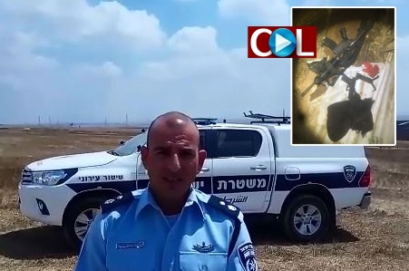 השוטרים הסתערו וחשפו את הנשק שנחטף ● וידאו