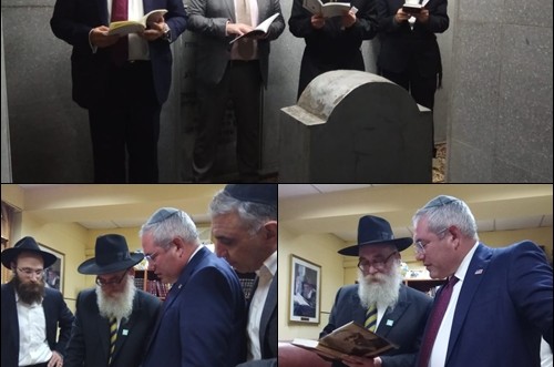 היועץ היהודי של טראמפ ביקר בציון אביו של הרבי באלמא אטא 