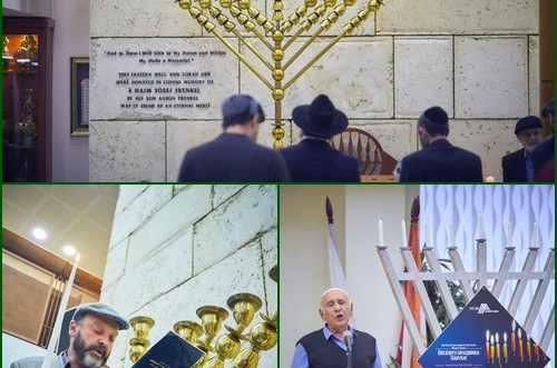 חנוכה בבירת רוסיה: אור החנוכה למאות אלפי יהודים •  גלריה