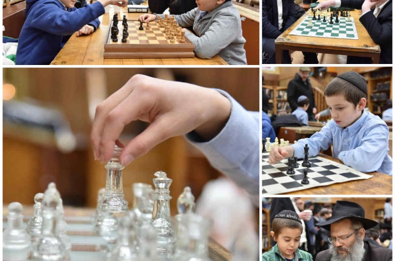 עוד ישבו זקנים ונערים: ליל ניטל ב-770 • גלריית שחמט