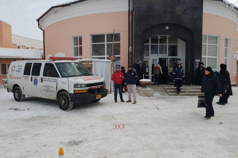 מבצע לוגיסטי: מתנדבי ׳מד״א - הצלה כפר חב״ד׳ בהאדיטש