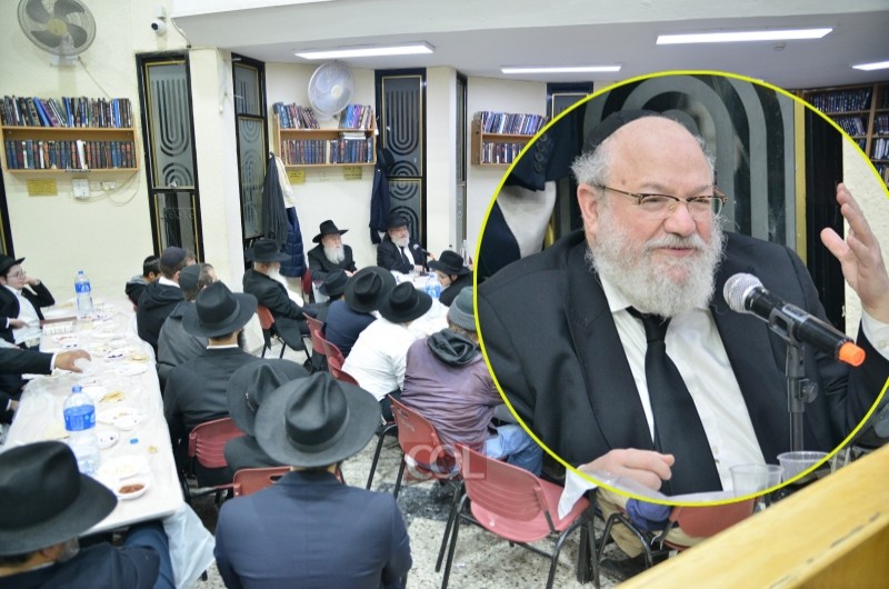 הרב גרליצקי התוועד עם קהילת חב