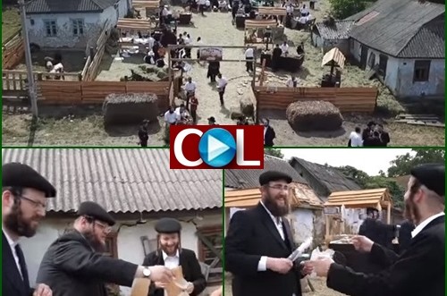 מקהלת 'מלכות' במסע נוסטלגי בשוק היהודי באוקראינה