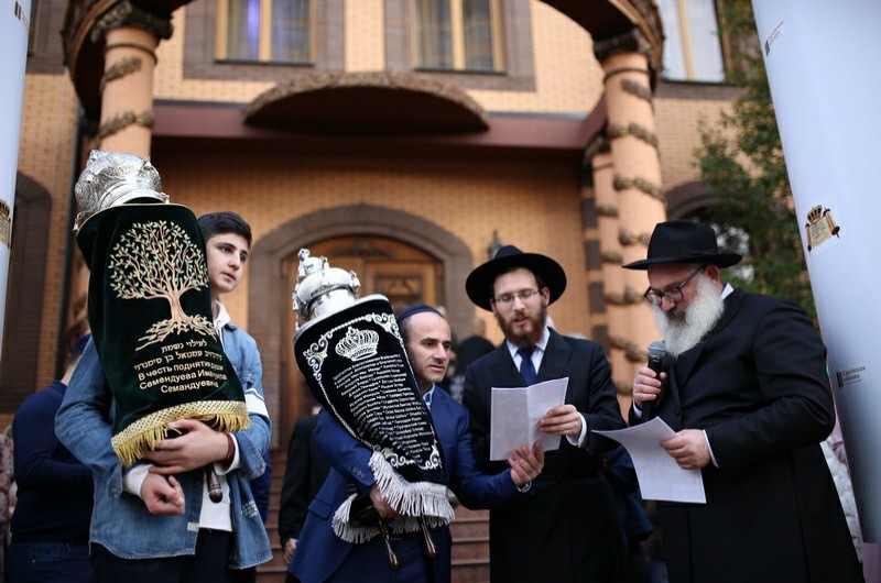 בעיר קרסנדר שברוסיה חגגו בהכנסת ספר תורה • תיעוד