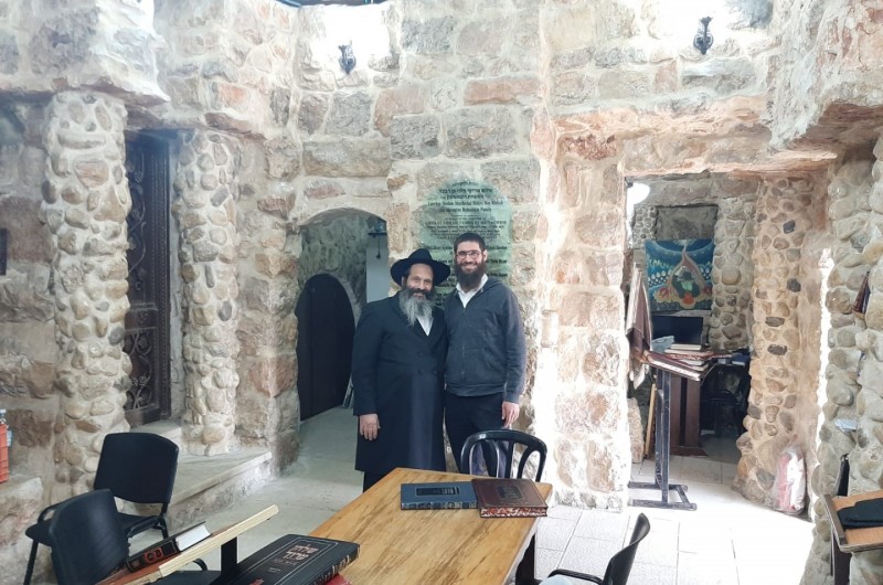 הבוקר בעיר האבות: ר' שלום רובשקין שהגיע למסע התוועדויות בארה