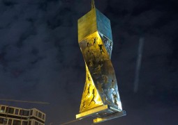 בניית והתקנת האנדרטה לזכר גיבורי מצור לנינגרד - בירושלים • צפו (צילום: בית המלאכה אדם סטיל) בניית והתקנת האנדרטה לזכר גיבורי מצור לנינגרד - בירושלים • צפו (צילום: בית המלאכה אדם סטיל)
