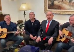 שיר לשבת: ראש הממשלה נתניהו השתתף בשירת שיר לשבת: ראש הממשלה נתניהו השתתף בשירת