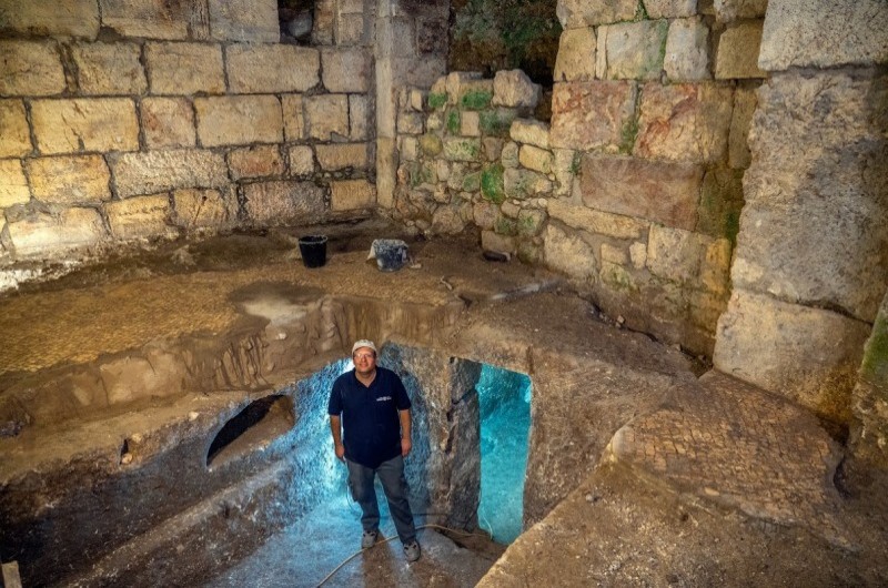 בחפירות ארכיאולוגיות: התגלתה מערכת תת קרקעית מימי בית שני