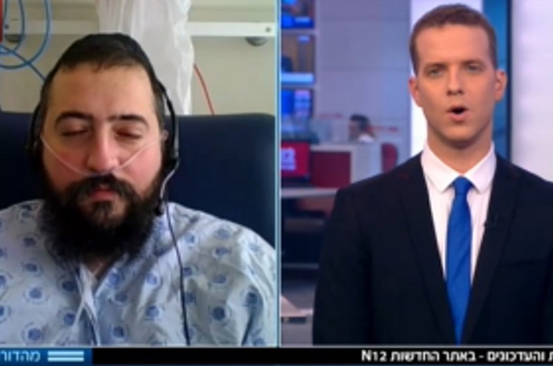 צפו: הרב כהן משחזר את הטיסה הבהולה ארצה בראיון לערוץ 12