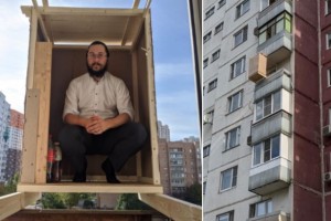 בקומה ה-6 במוסקבה: סיפורה של הסוכה הייחודית בעולם