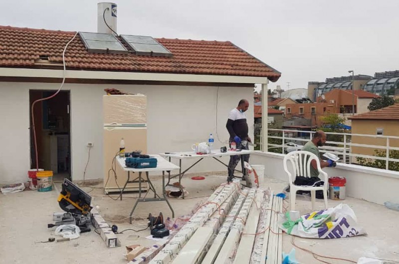 שיפוץ-שדרוג: המרפסת של הסטודנטים בבאר-שבע בגג בית חב