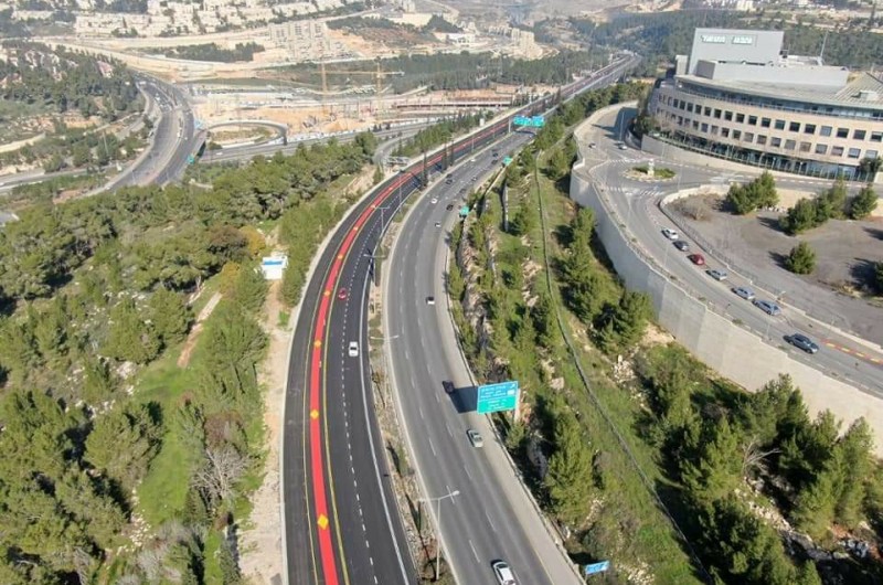 נפתח לתנועה המקטע הראשון של נתיב התחבורה הציבורית בשדרות בגין בירושלים, באורך של כ-2.5 ק