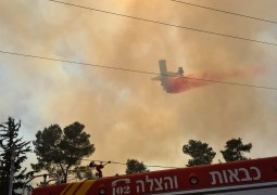 גל ההצתות: שריפת חורש משתוללת סמוך לביתר, אזור התעשייה ואזור תחנת הדלק פונו מאזרחים עקב סכנת השריפה (צילום: כבאות והצלה יו גל ההצתות: שריפת חורש משתוללת סמוך לביתר, אזור התעשייה ואזור תחנת הדלק פונו מאזרחים עקב סכנת השריפה (צילום: כבאות והצלה יו