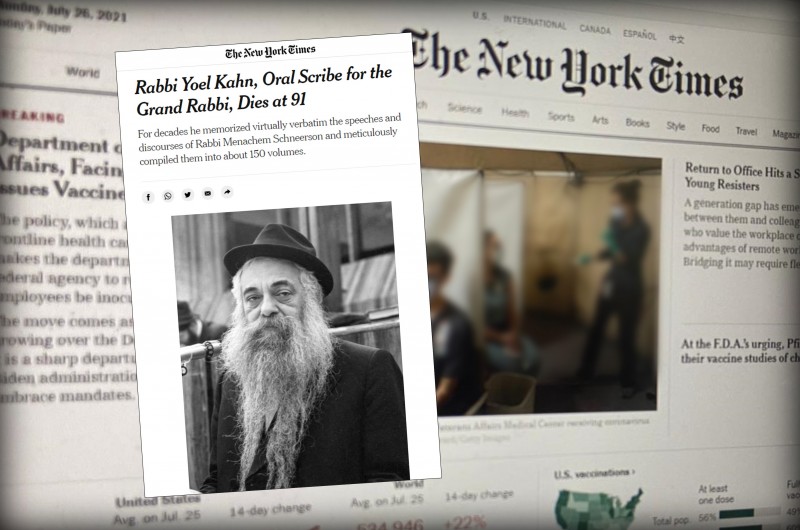 בניו יורק טיימס: כתבת ענק סוקרת את דמותו הנדירה של החוזר