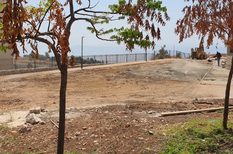 צפת: תכנית הפיתוח לגן המשחקים החדש ליד בית הכנסת