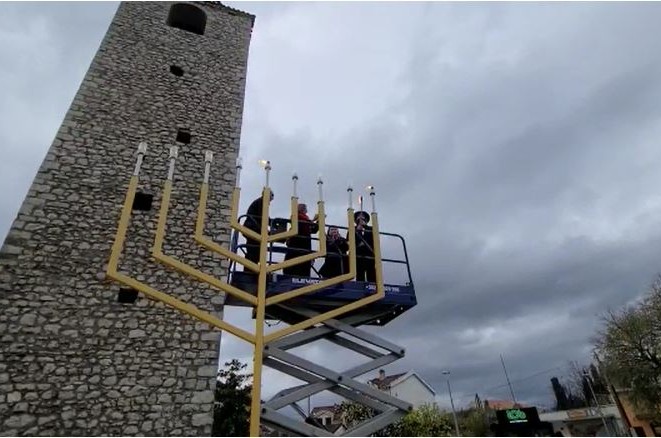 קידוש ה' ברפובליקת מונטנגרו: ההדלקה שודרה בערוץ הממלכתי