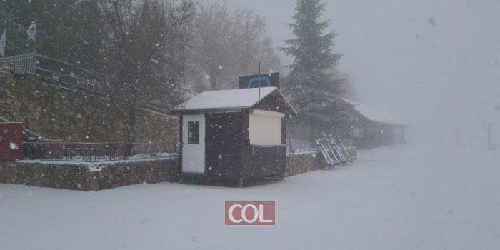 קר לכם? במפלס התחתון של החרמון ירד שלג כבד והאתר נסגר למבקרים בימים הקרובים. הטמפרטורה: מינוס 2 מעלות (צילום: אתר החרמון)