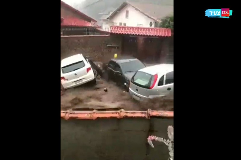 כל הרחוב נסחף: סכרים נפרצו בברזיל וגרמו להצפות ענק
