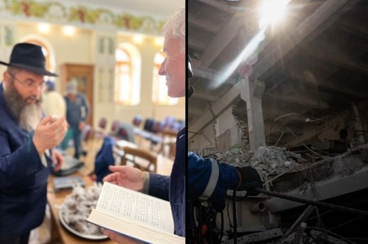 נס בחרסון: המלון שהיה אמור לארח את התפילות הוחרב בהפצצה