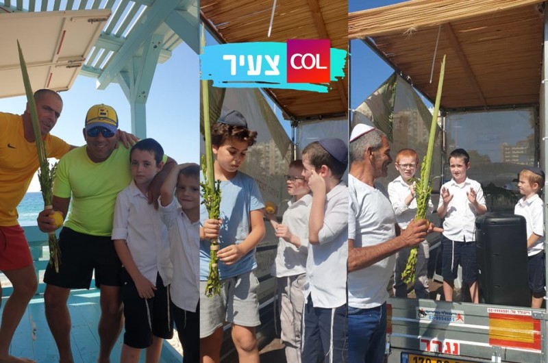 סוכות בסוכת המציל: מענדול בן 8 ועושה 'מבצעים' כמו גדול