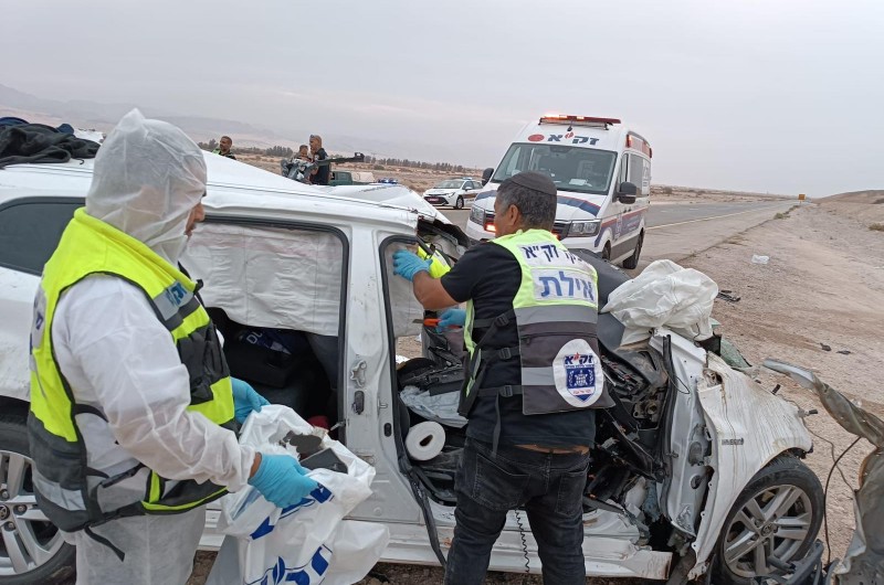 תאונה קטלנית בערבה, הרב אייזנבך הוזנק מאילת