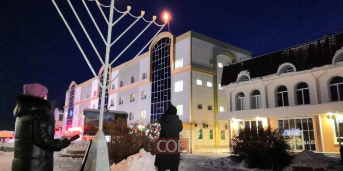 מחממת את הלבבות של היהודים בקור ובשלג הרוסי: שליח חב