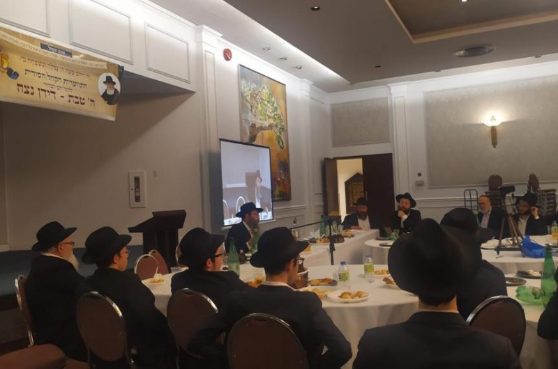 התוועדות ה' טבת במונטריאול קנדה, בהשתתפות המתוועד האורח הרב יצחק רסקין, שליח ראשי למדינת וורמונט בארה