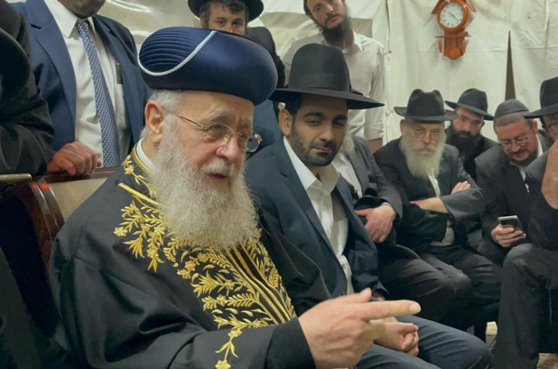 הרב הראשי לישראל הראשון לציון הגאון הרב יצחק יוסף יחד עם שר הדתות ומ