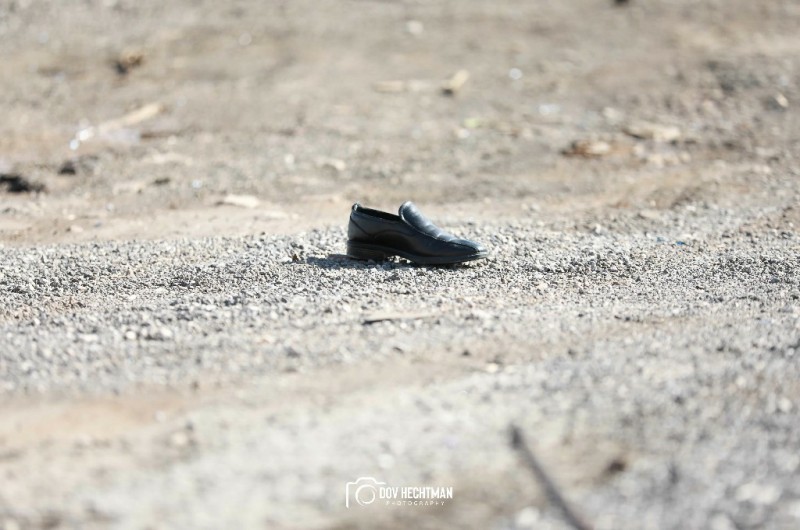 הנעל של הנרצח בפיגוע שברה את הצלם החב