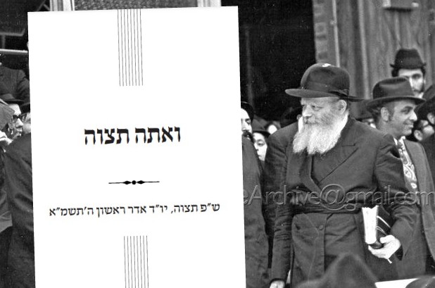 מאמר 'ואתה תצוה' המבואר מהסדרה הפופולרית | להורדה