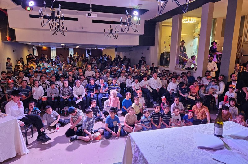 4,500 מילדי טבריה צעקו 'שמע ישראל' בתהלוכות ל