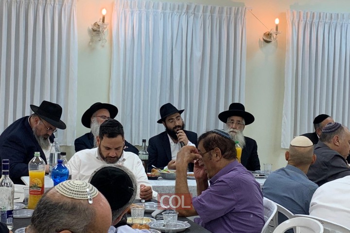 שמחת ה'ווארט' לחתן התמים אלקנה בית יעקב מאלעד עב