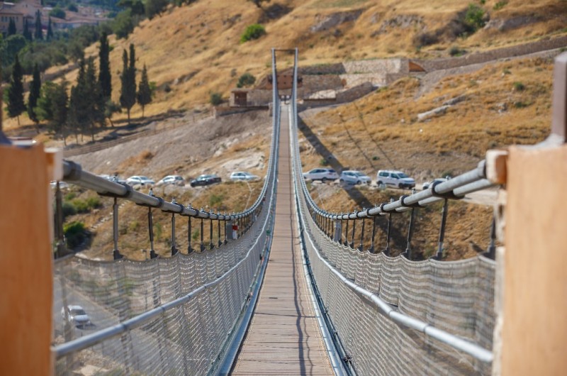202 מטר באוויר: הגשר התלוי הארוך בישראל נחנך בירושלים