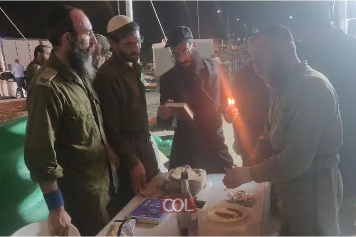 השליח לגני תקוה הרב גרשון שנור שנקרא למילואים במוצ