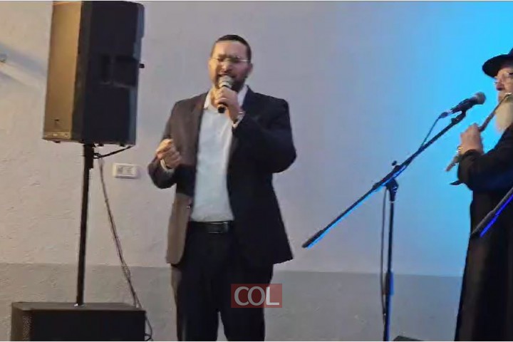 שר הנגב והגליל והחוסן הלאומי ר' יצחק וסרלאוף שהתוועד הערב עם קהילת אנ