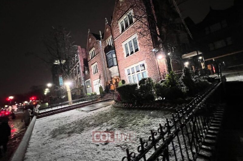 קראון הייטס נצבעה בלבן: שלג ראשון ירד בשבת בניו יורק