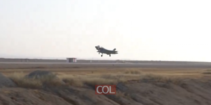תיעוד מנחיתת מטוסי ה'אדיר' (f-35) ממשימת הגנת השמיים חזרה בבסיס חיל האוויר נבטים. הבסיס נפגע קל מטילים איראניים (צילום: דו