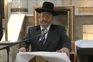 שידור חוזר: כינוס תורה בבית הכנסת 'בית מנחם' בכפר חב'