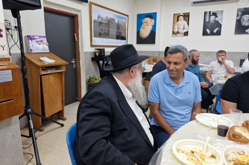 לכבודו של הרבי: ראש העיר ורב העיר שדרות באירוע ג' תמוז